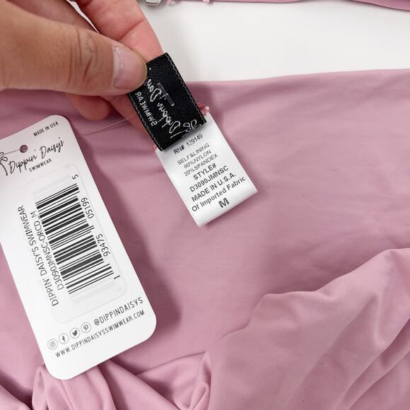 New Dippin Daisys Orchid XS Bralette Bikini Top Medium Side Tie Bikini Bottom - Picture 13 of 13